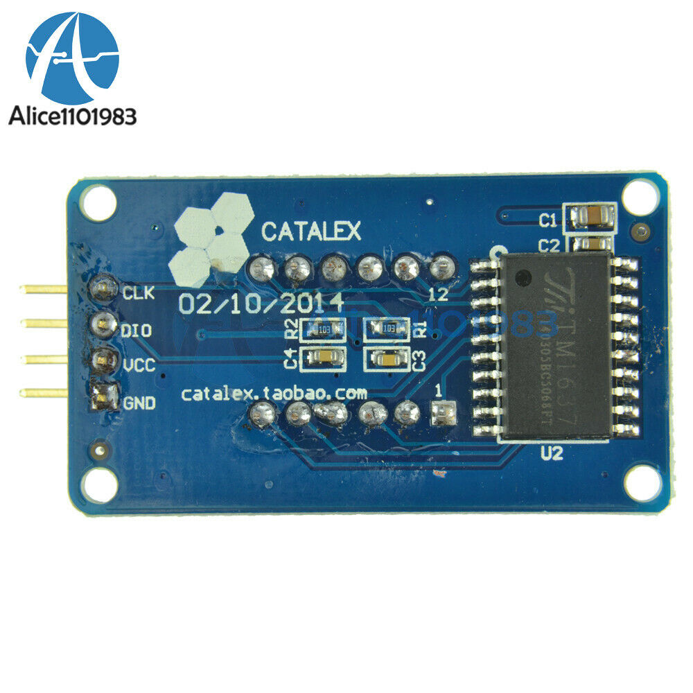10PCS 4Bits TM1637 Digital Tube LED Clock Display Module For Arduino UNO 2560 R3
