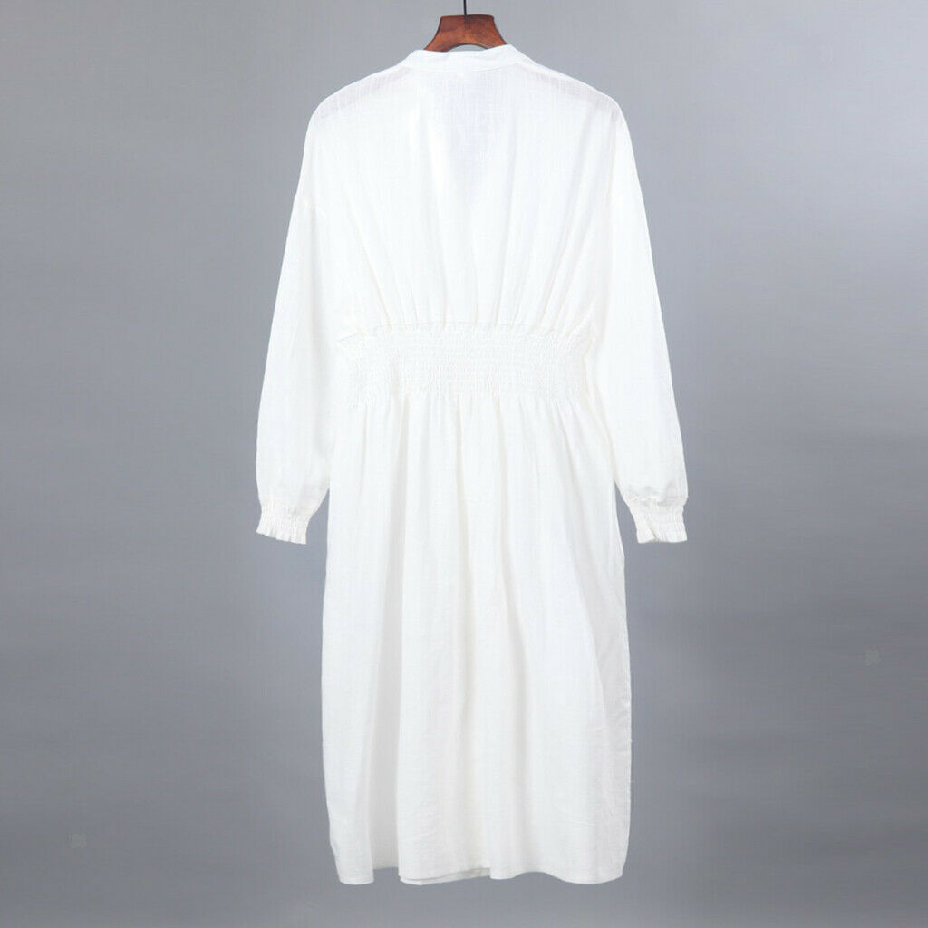 Women Long Sleeve Midi Dress S