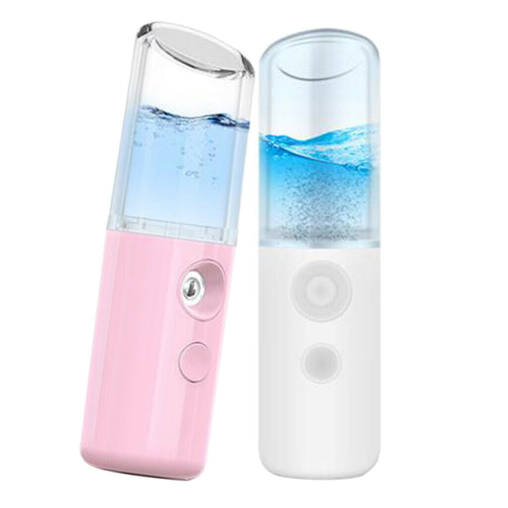 2Pcs USB Nano Hydration Facial Moisturizing Sprayer Skin Care Instrument