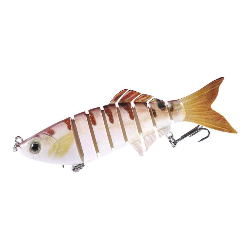 Multi Jointed Fishing Lure Bionic Bait Swimbait Lifelike Eel Tackle  Yellow