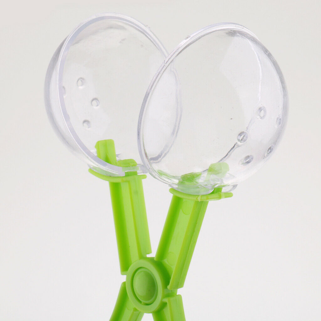 6 Pieces 18.5cm Reptile Catch Clamp Clip Feeding Clamp Litter Poop Clip