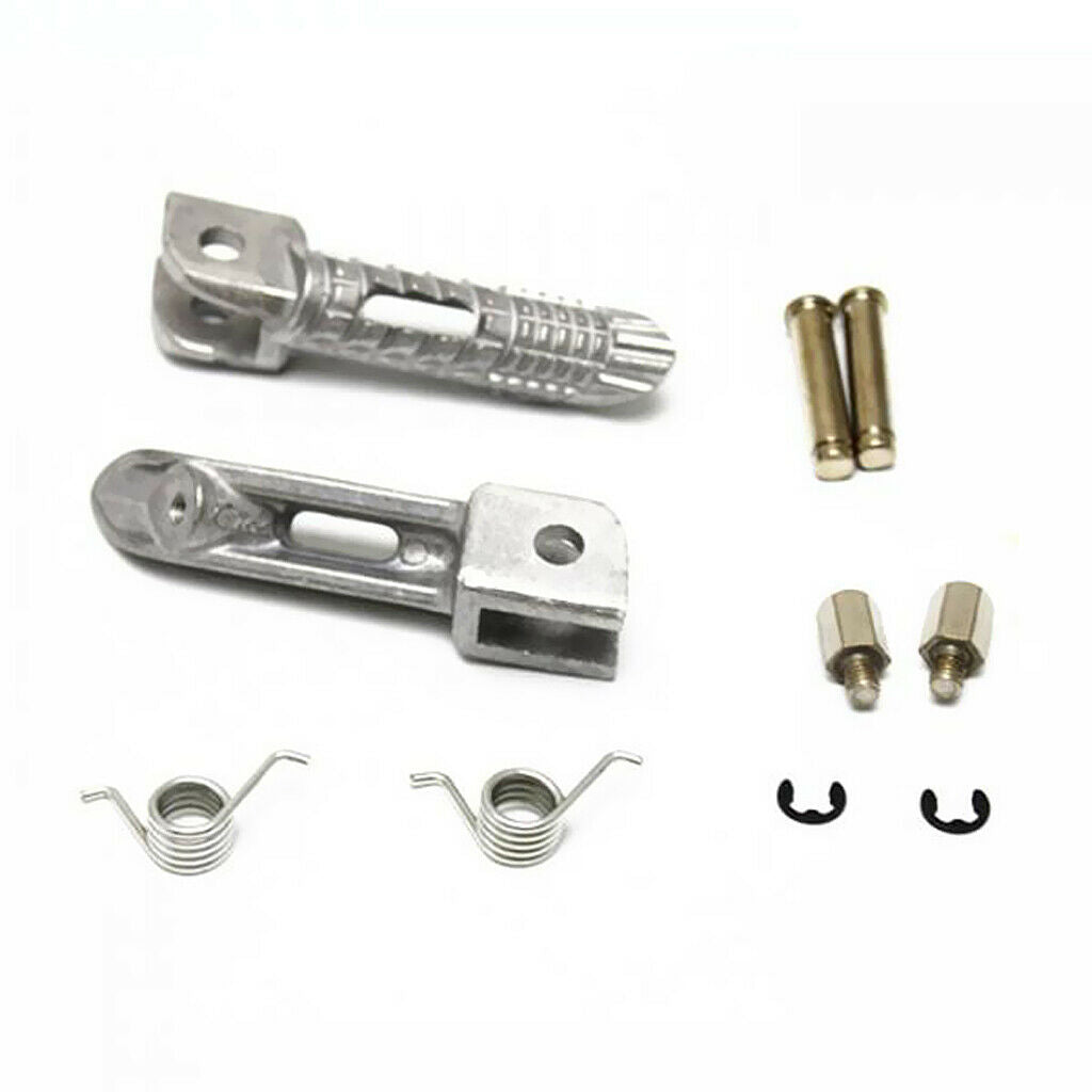 2PCS Aluminum Front & Rear Foot Pegs for Suzuki GSXR 600/750/1000 2001-2014
