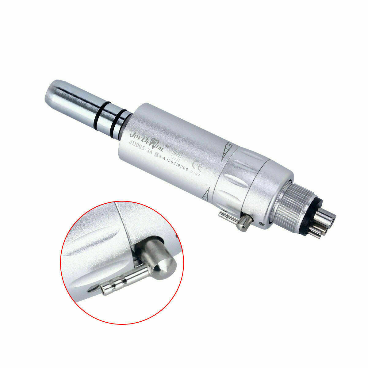 10PCS  NSK Style Dental E-type Air Motor Turbine Latch Burs For Low  Handpiece