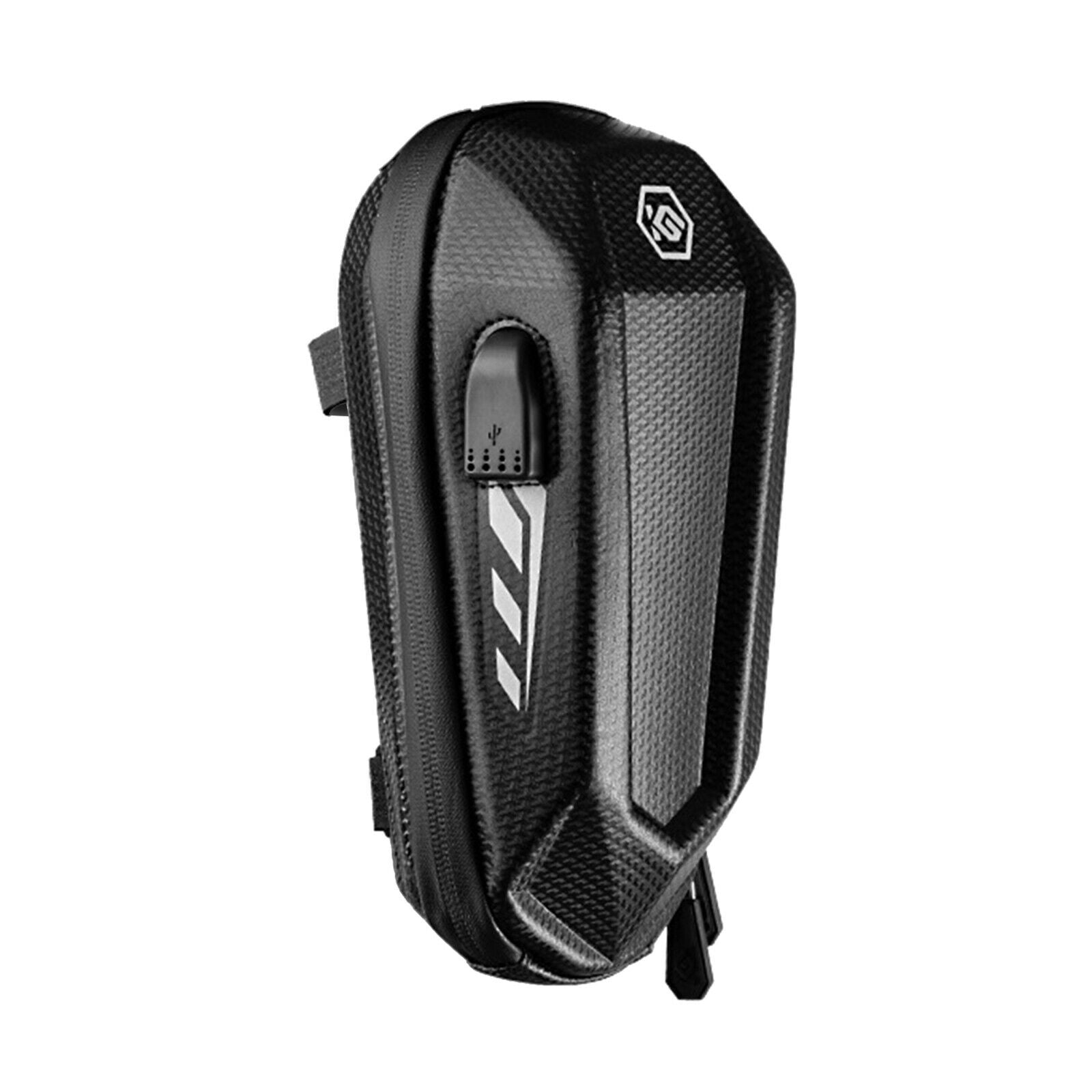 Kick Scooter Front Handlebar Bag 2L MTB EVA Hard Shell Reflective Pouch