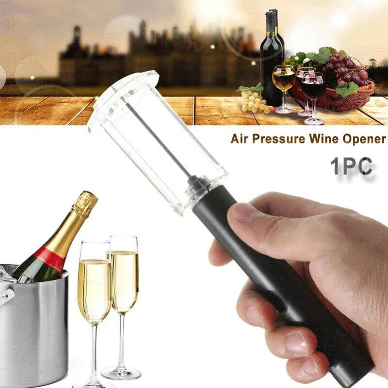Red Wine Openers Air Pressure Cork Popper Bottle Pumps Corks Screw Open W.l8