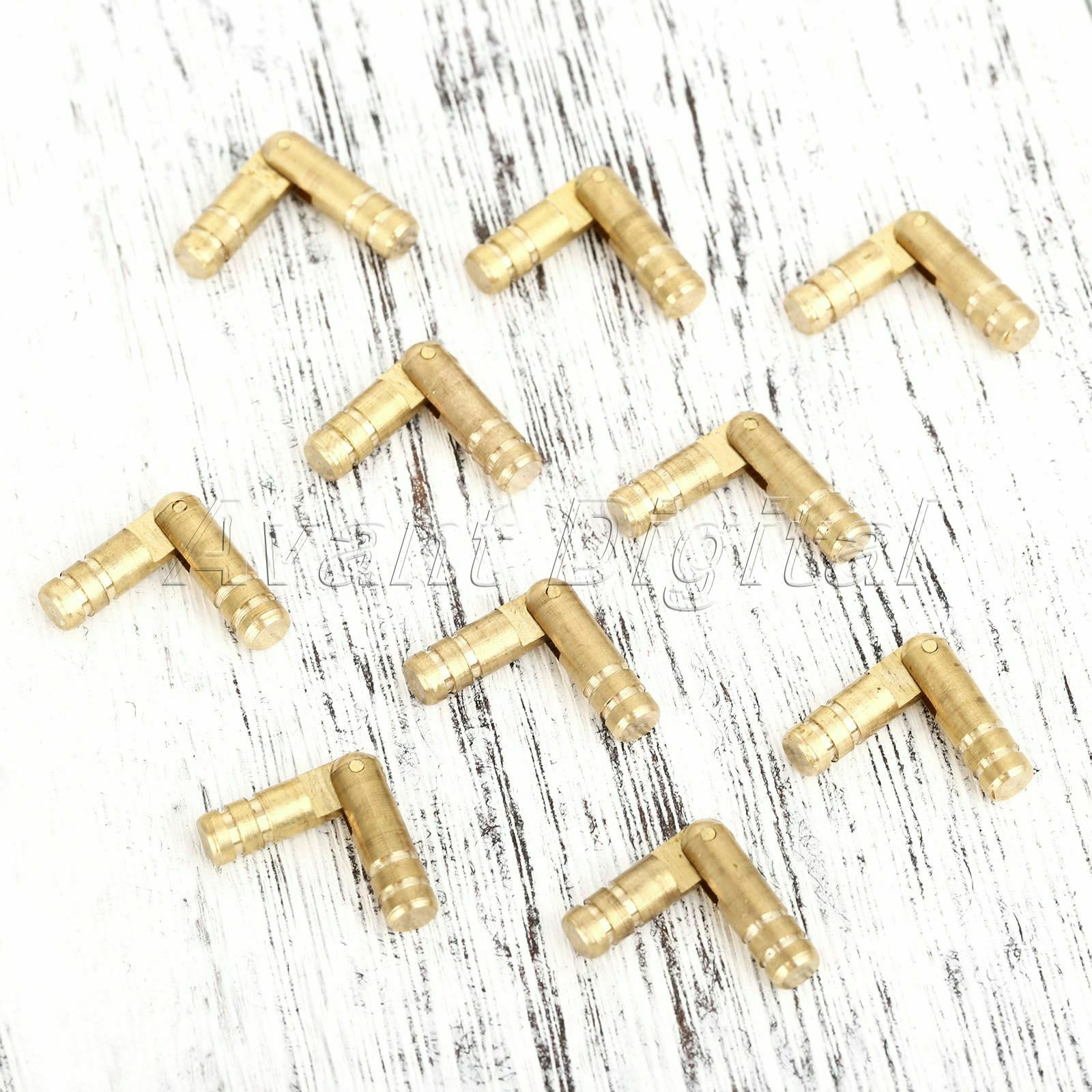 New 10x Jewelry Box Mini Case Hidden Invisible Concealed Barrel Hinges Copper