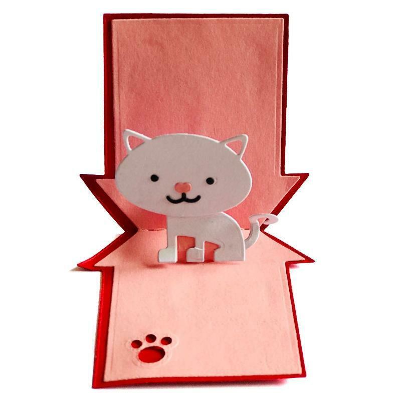 Cat House Carbon Steel Cutting Dies DIY Scrapbooking Photo Album Embossing Paper