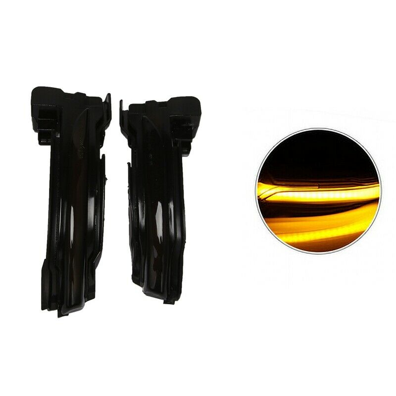 LED Dynamic Turn Signal Blinker Sequential Side Mirror Indicator Light for ForS8