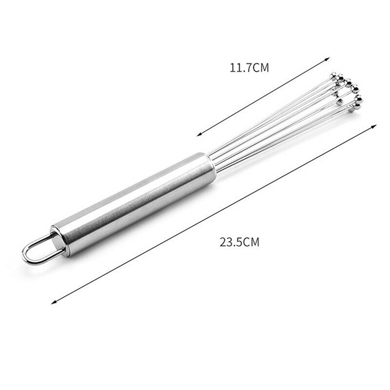Stainless Steel Eggs Whisk Manual Mixer Egg Beater Kitchen Cooking AccessoriBDA