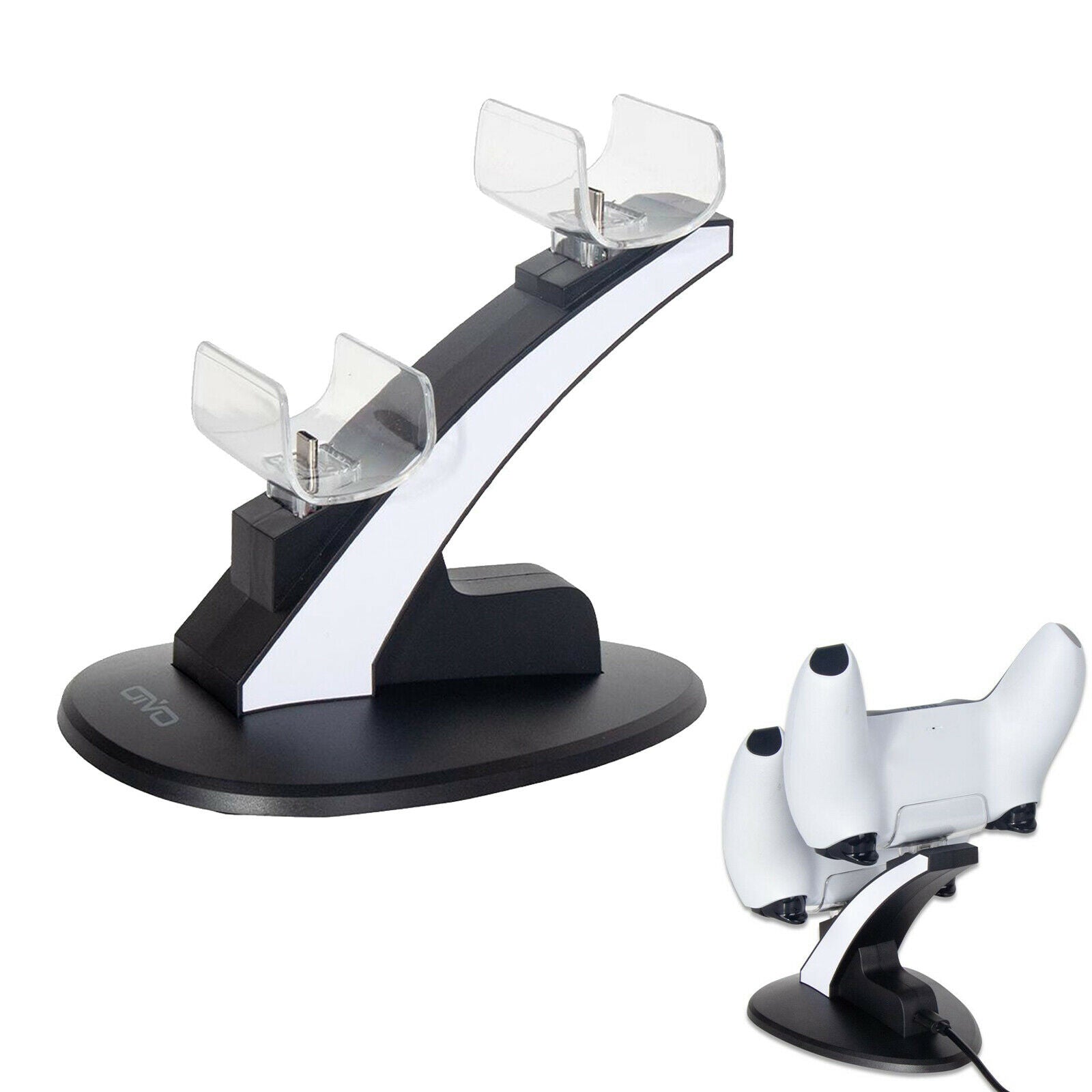 Fast Charging Charging Station Charger Dock Dual for PS5 Black