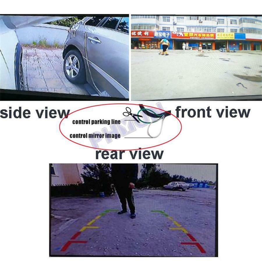 170Â° Wide Angle Car Front Side Rear View Backup Reversing CCD Camera Waterproof