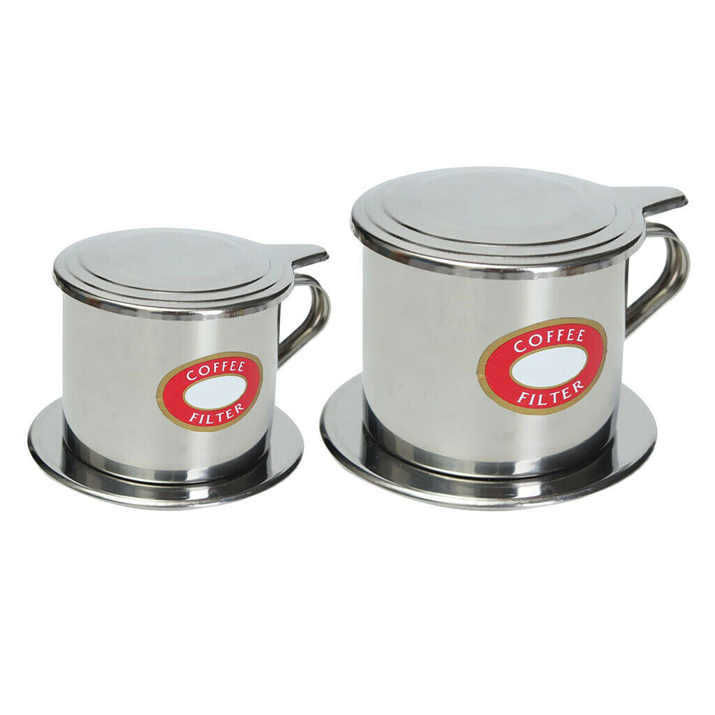 2 Pcs Vietnamese Coffee Filter Press Set Screw Down Insert Espresso Maker