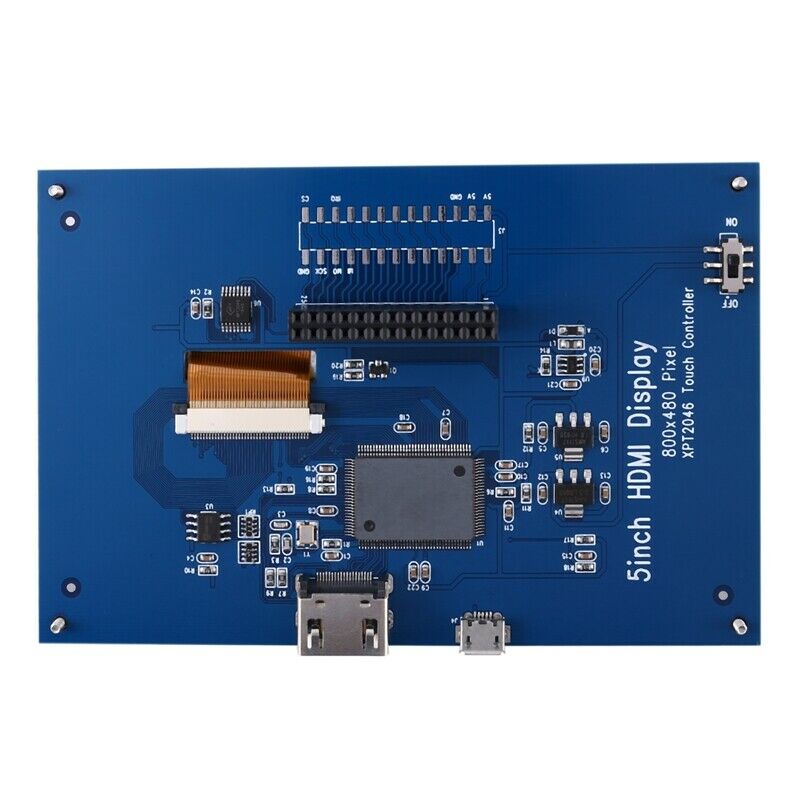 5 Inch LCD MI Touch Screen Raspberry Pi 3 Display LCD MI Monitor 800x480 for BS9