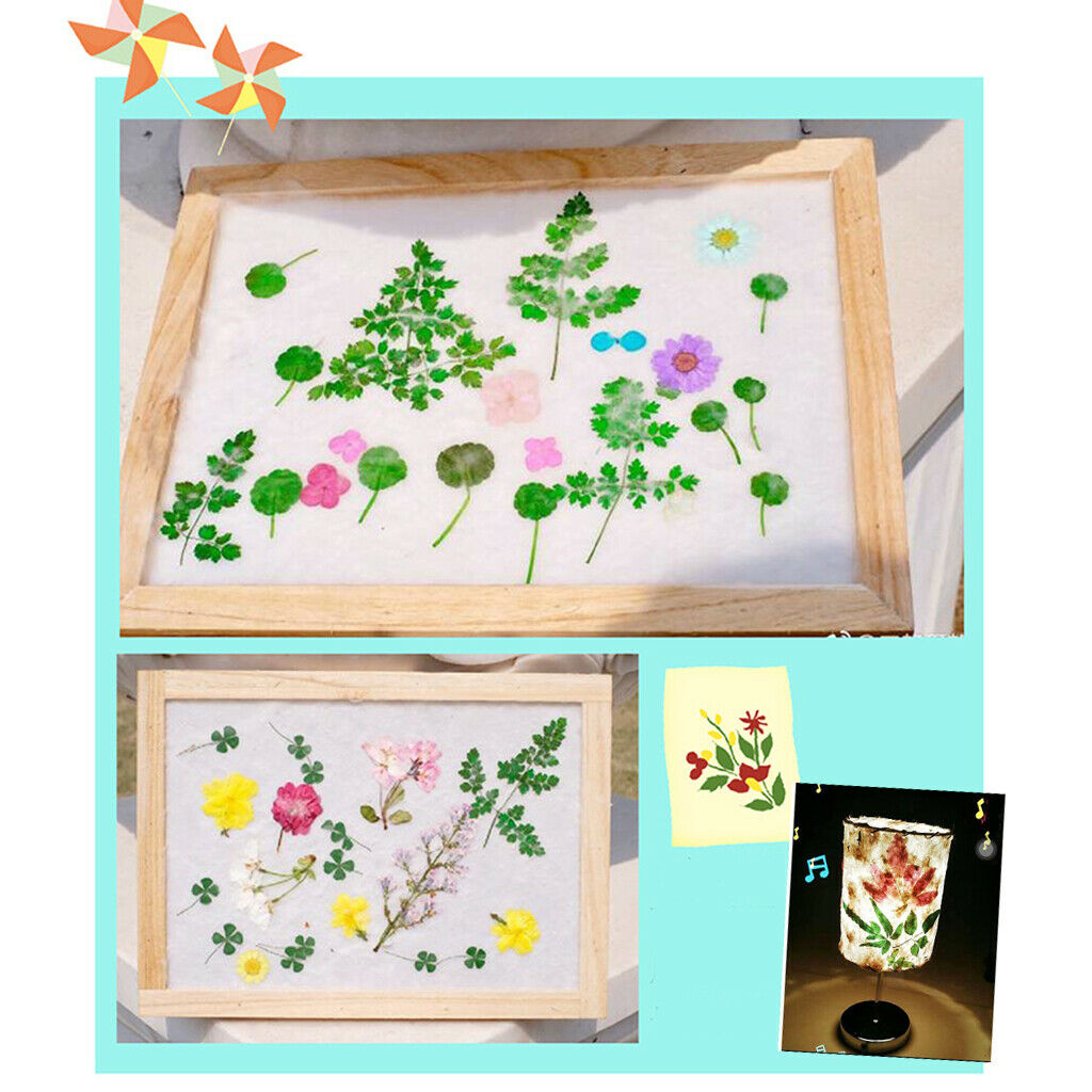 2x Ancient Paper Making Method Wooden Paper Making Papermaking Moulds 19x25cm