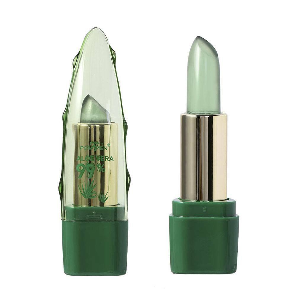 Novelty Aloe Vera Tinted Lipstick Lip Balm Moisturizing Long Lasting Beautiful â¤