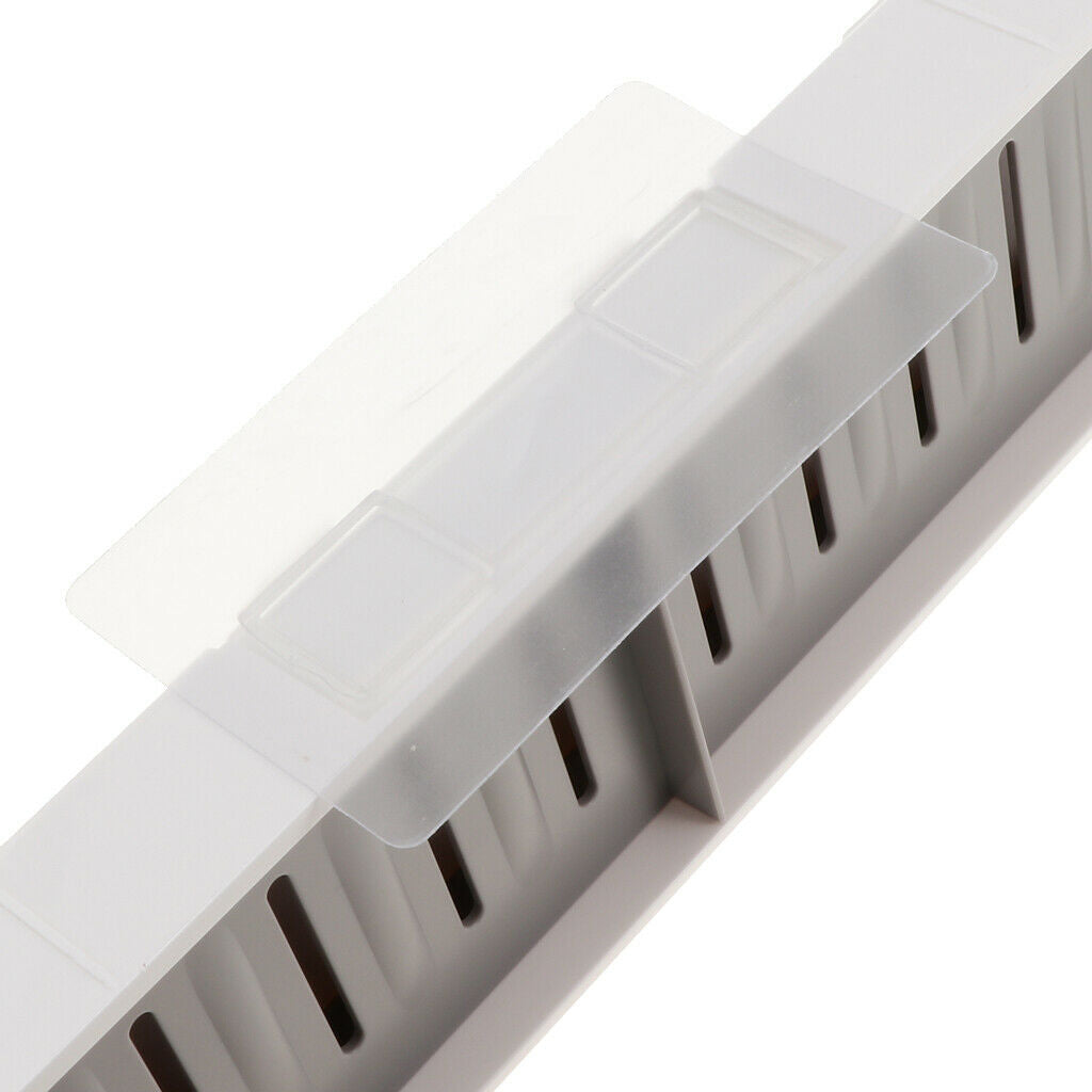 Adhesive Soap Dish Holder with 4 Pcs Hooks,11.0x3.1x1.2'' for Bathroom Kitchen