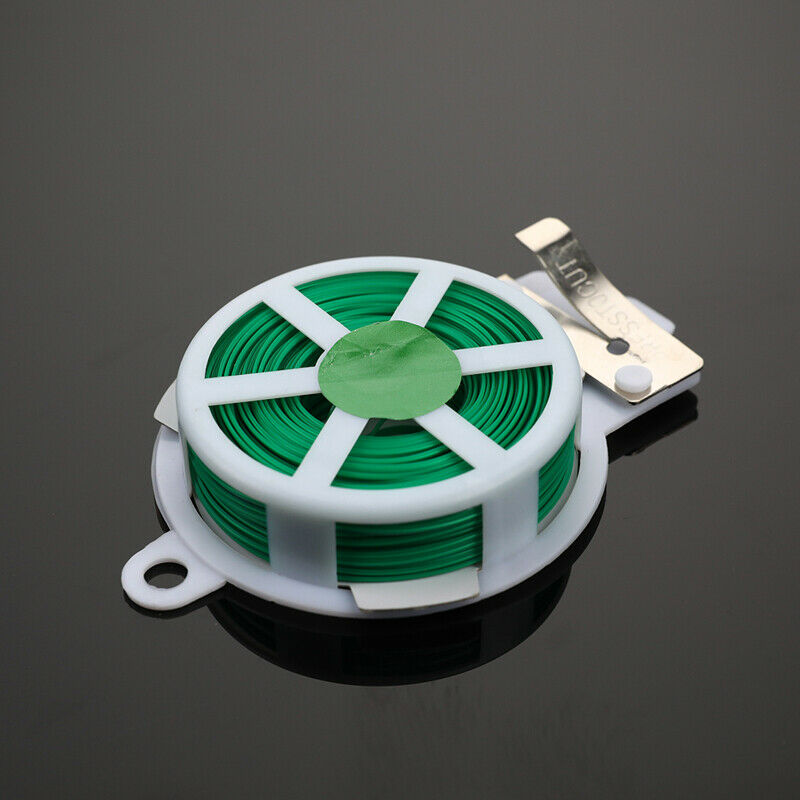 30M Plant Twist Tie With Cutter Sturdy Coated Wire For Garden Wire With SliceWF