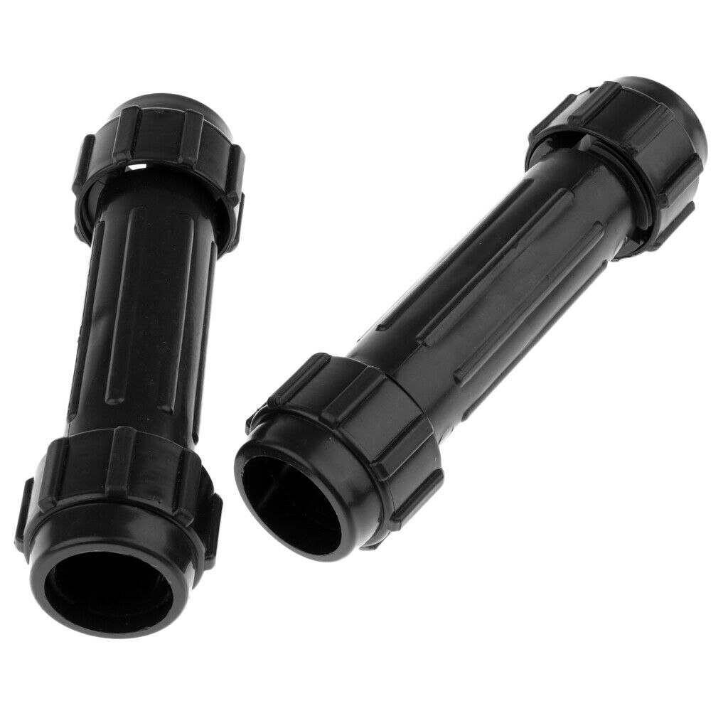 2 Piece Black Screwed Joint Fits for Kayak Canoe Paddles Inflatable Boat Rowing