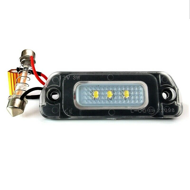 2X(LED License Plate Light Housing SET for Mercedes W164 W251 GL K5S4)