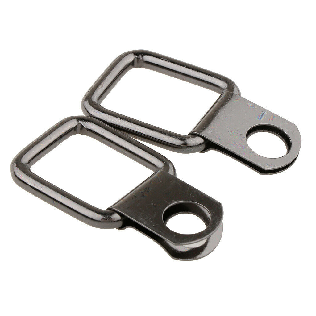 6pcs Stainless Steel D Ring Tie Downs for  Wrangler Trunk Cargo