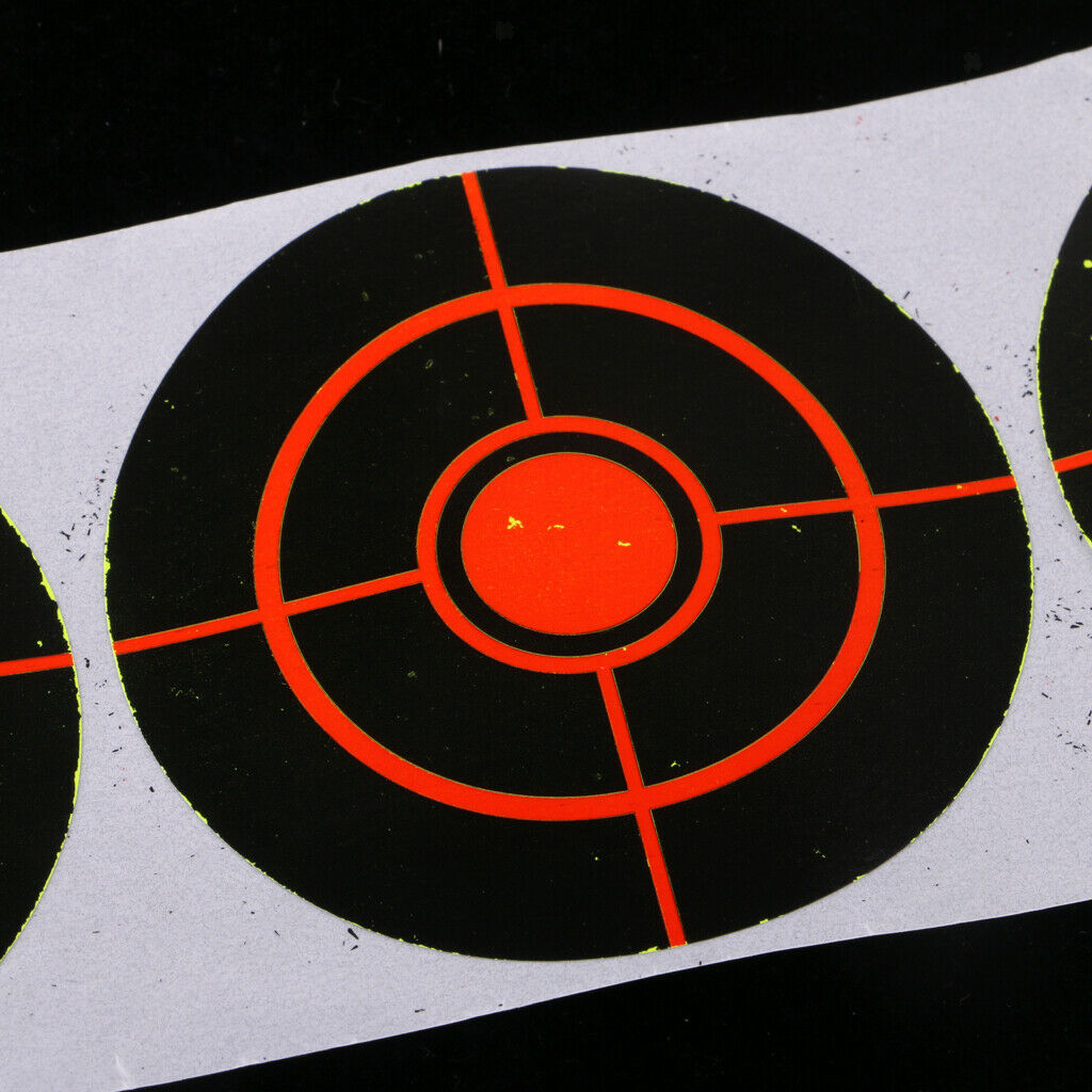 200 Pieces Black And Red Target  Stickers for Shooting Exercises