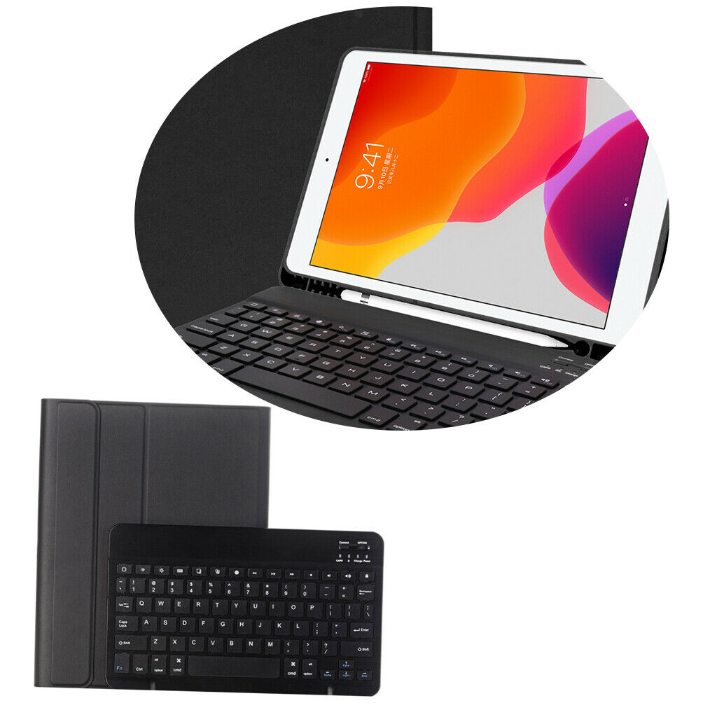 Keyboard Case w/Detachable Keyboard Smart Cover for iPad 10.2 Inch 7th 8th