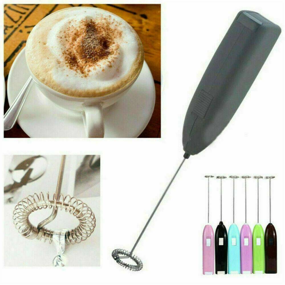 Electric Milk Frother Drink Foamer Whisk Mixer Stirrer Coffee Egg Beater Fast US