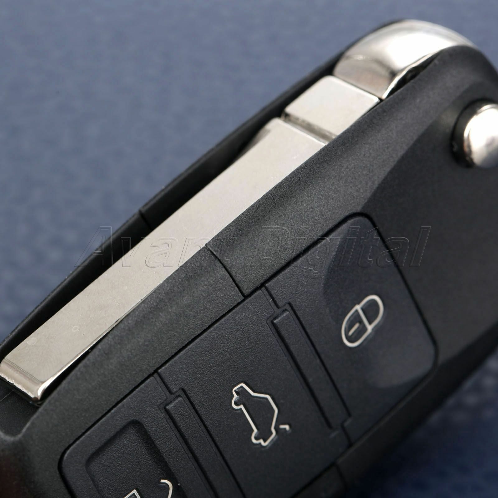 Remote Key Fob Shell For  Golf Passat Polo Jetta 3 Button Floding Flip Case