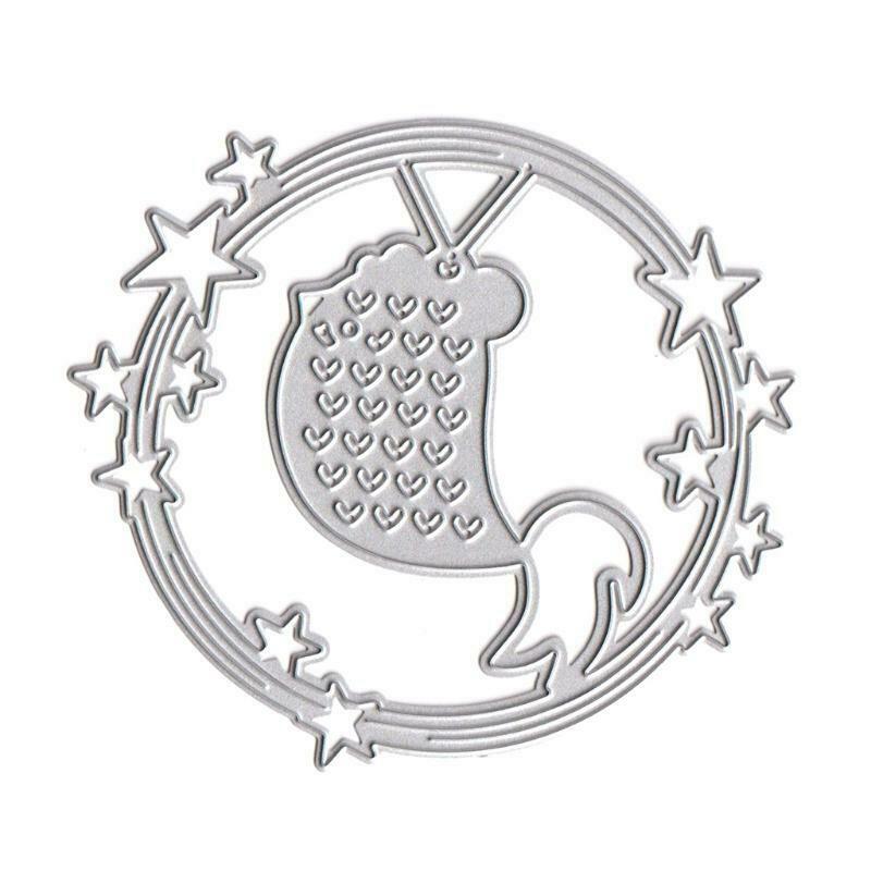 Circle Star Metal Cutting Die Stencil DIY Scrapbooking Album Paper Card Template