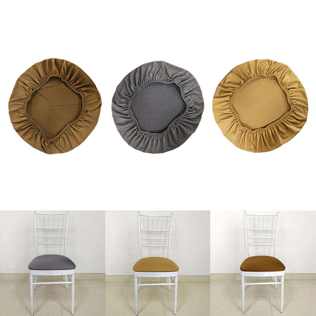 Dustproof Office Bar Stool Chair Seat Covers Kitchen Chair Seat Cushion
