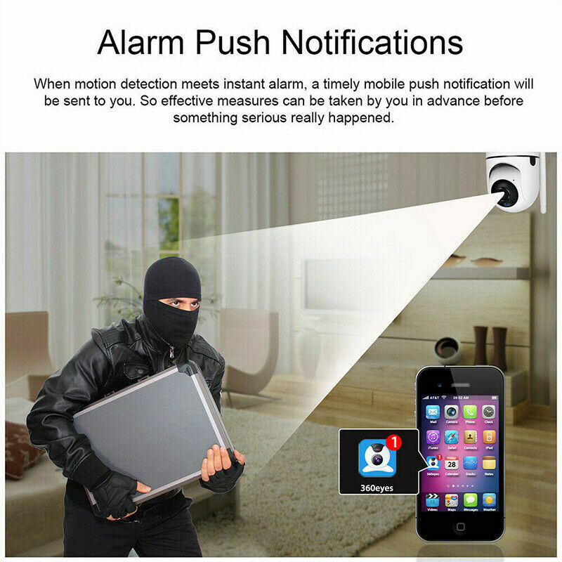 1080P WiFi IP Camera Security Baby Monitor CCTV Night Vision Surveillance Cam