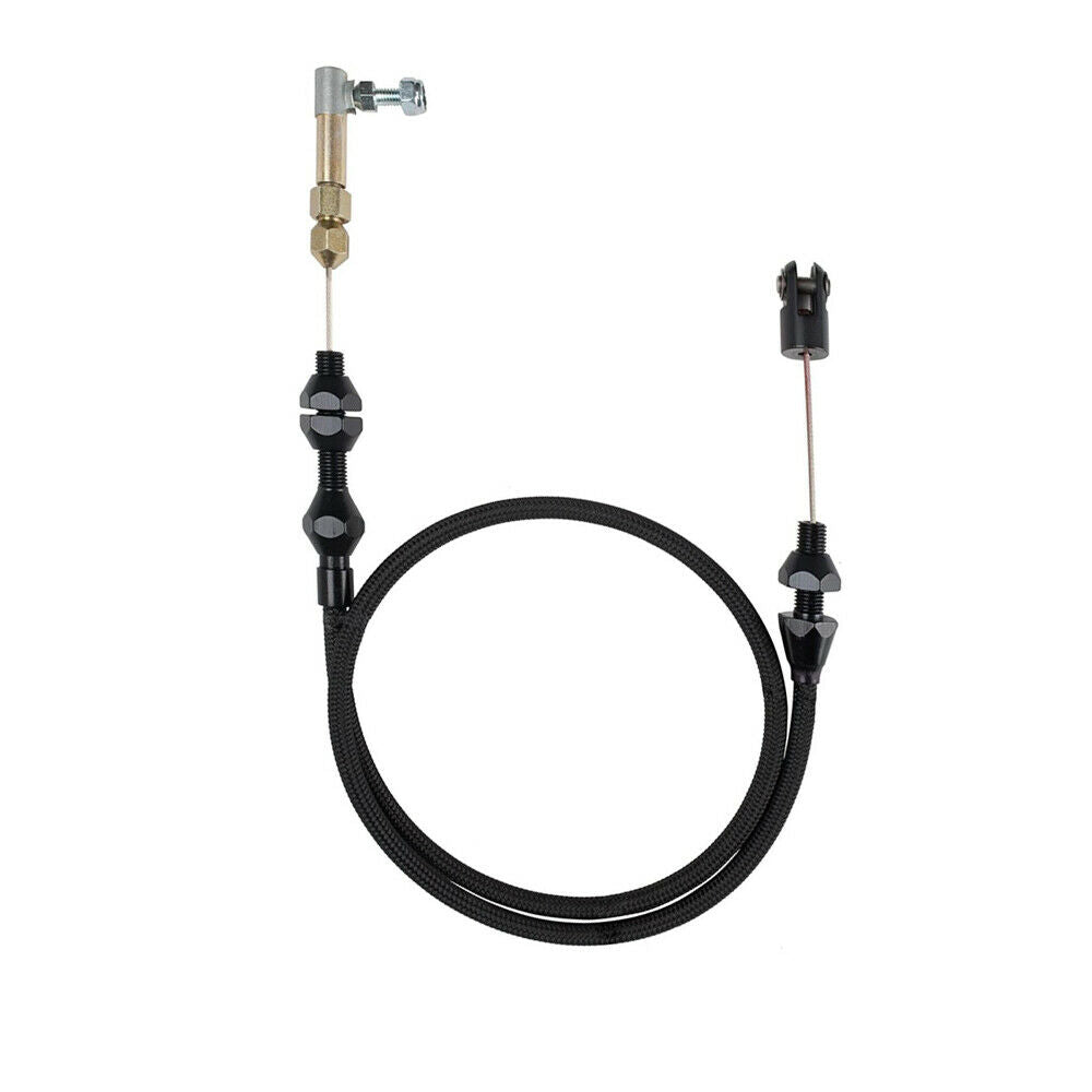 For Mopar Ford GM and More Throttle Cable 24" Stainless Steel Universal