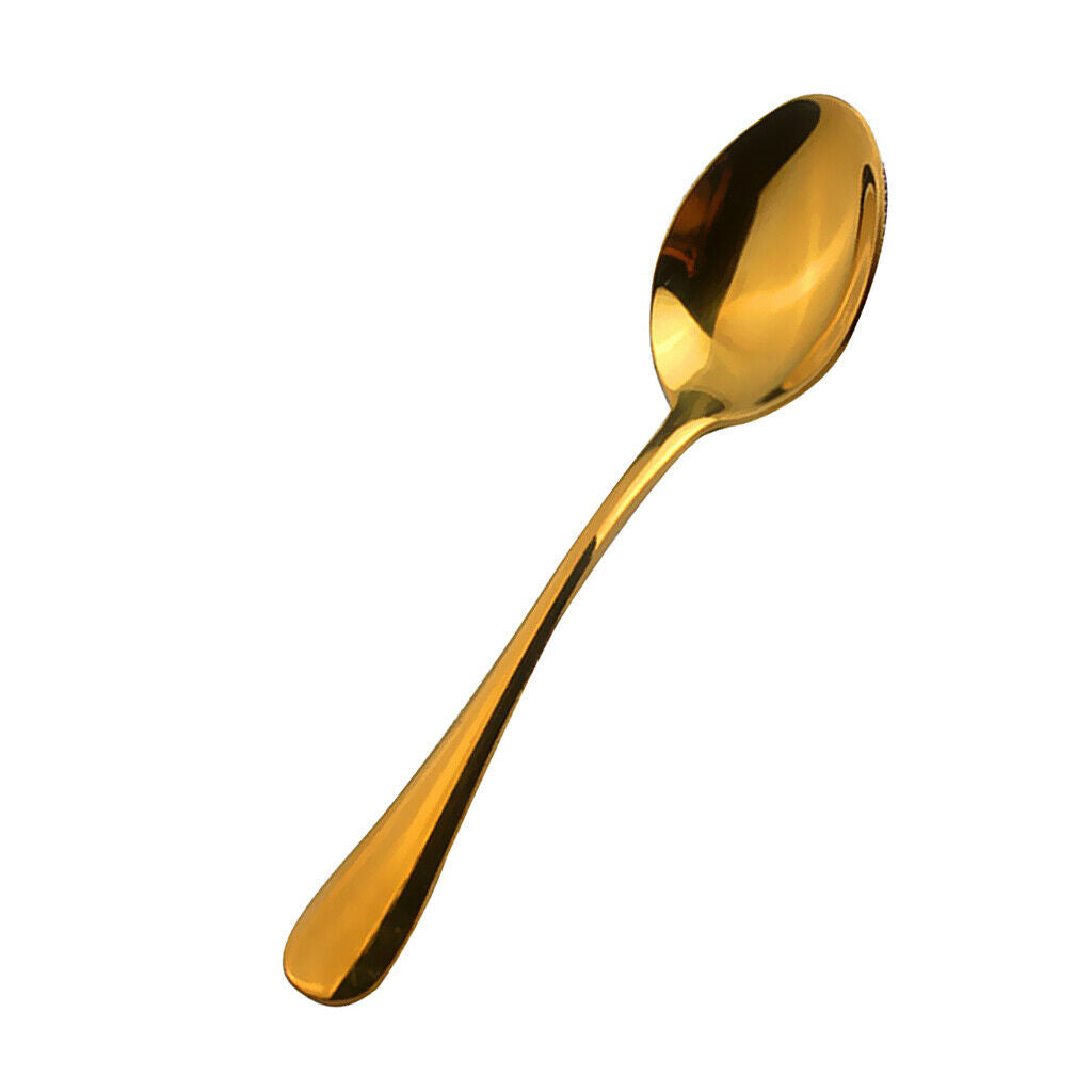 4pcs Stainless Steel Cutlery Table Dinner Soup Tea Spoons Tableware