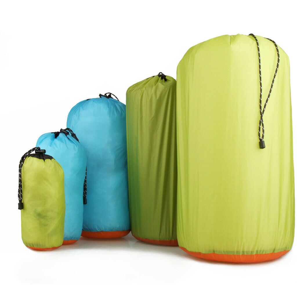 2 Set Ultralight Waterproof Dry Sack Bag High Visibility Kayak Storage Pouch