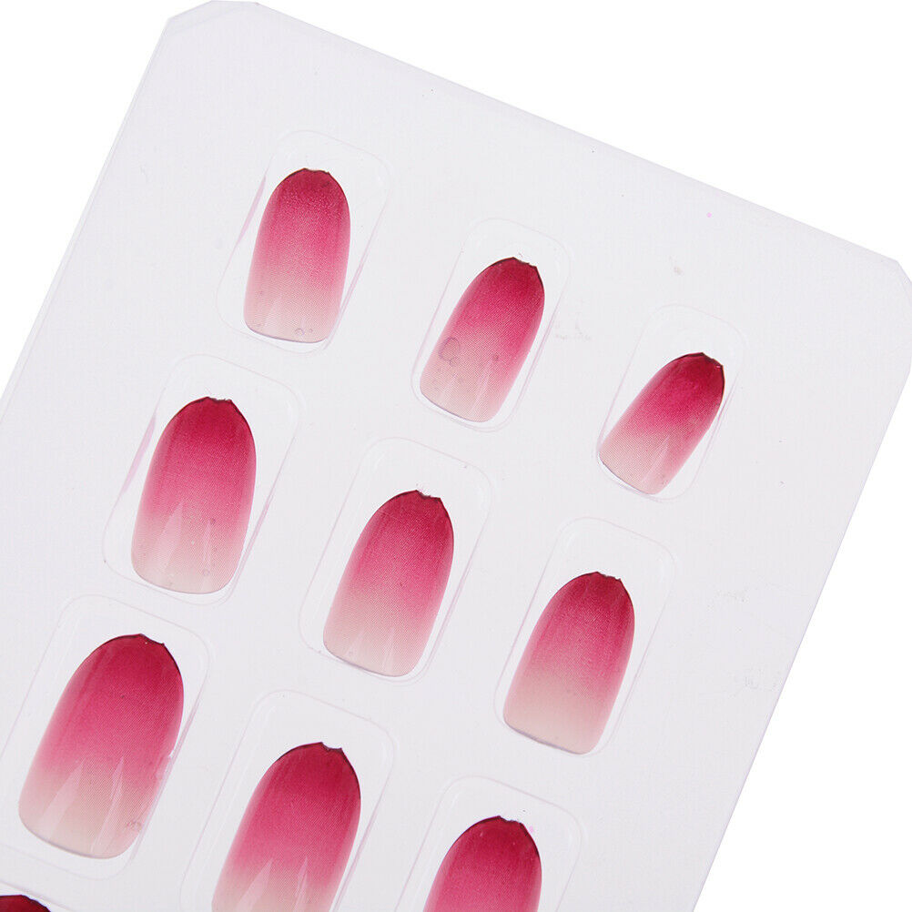 24Pcs Acrylic artificial design full size cover false beautiful nails art .l8