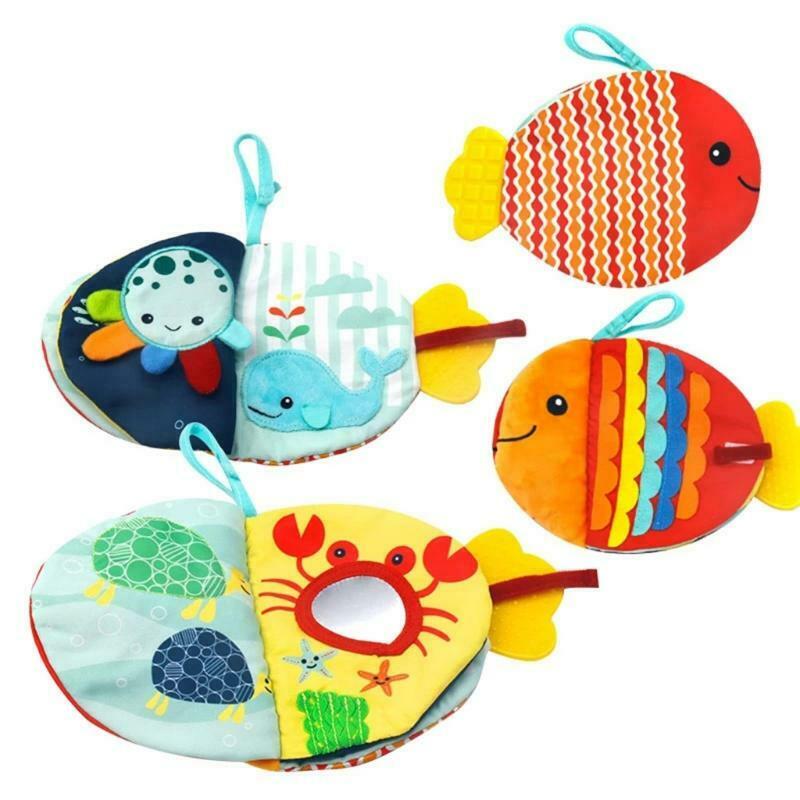 Creative Small Fish Cloth Book Cartoon Sea Animals Baby Early Education Gift