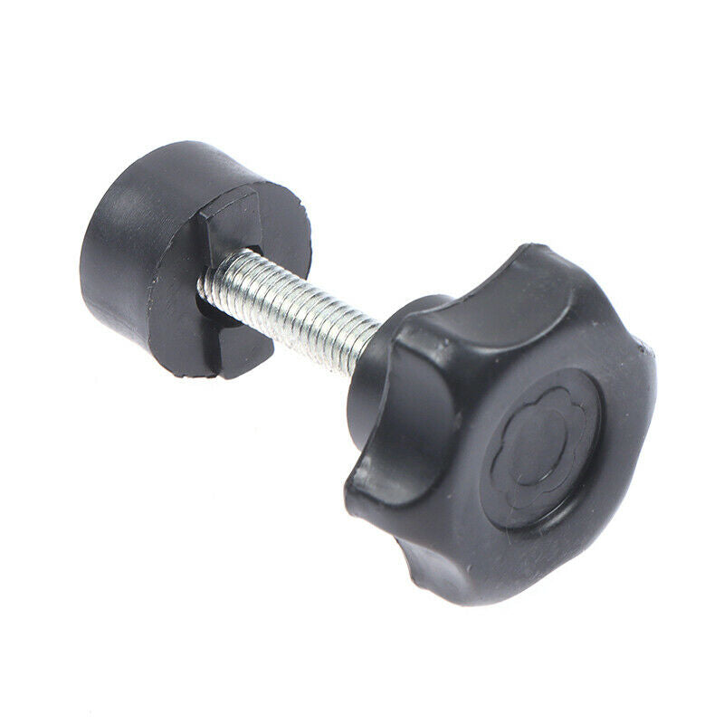 Tighten the guiding rule screw with the pressing screw of the manual ceramic KX