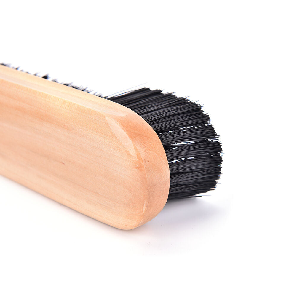 New Pair Rail & Felt Brush Cleaner Billiard Snooker Pool Table Wooden Tool  G Tt
