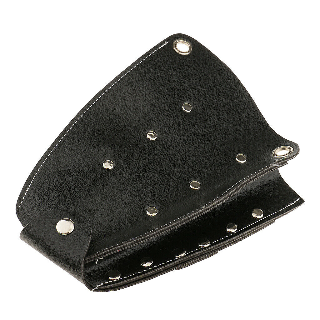 Black Shear Holster PU Leather Barber & Salon Leather Holster for Haircutting