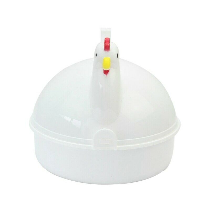 Chicken Shaped Plastic miniwave Egg Boiler For 4 Eggs H5O2O2