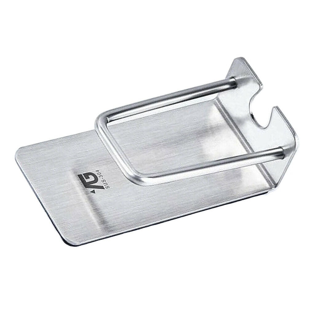 Toothbrush Holder Self Adhesive Wall Mounted Stainless Steel Bathroom Wall