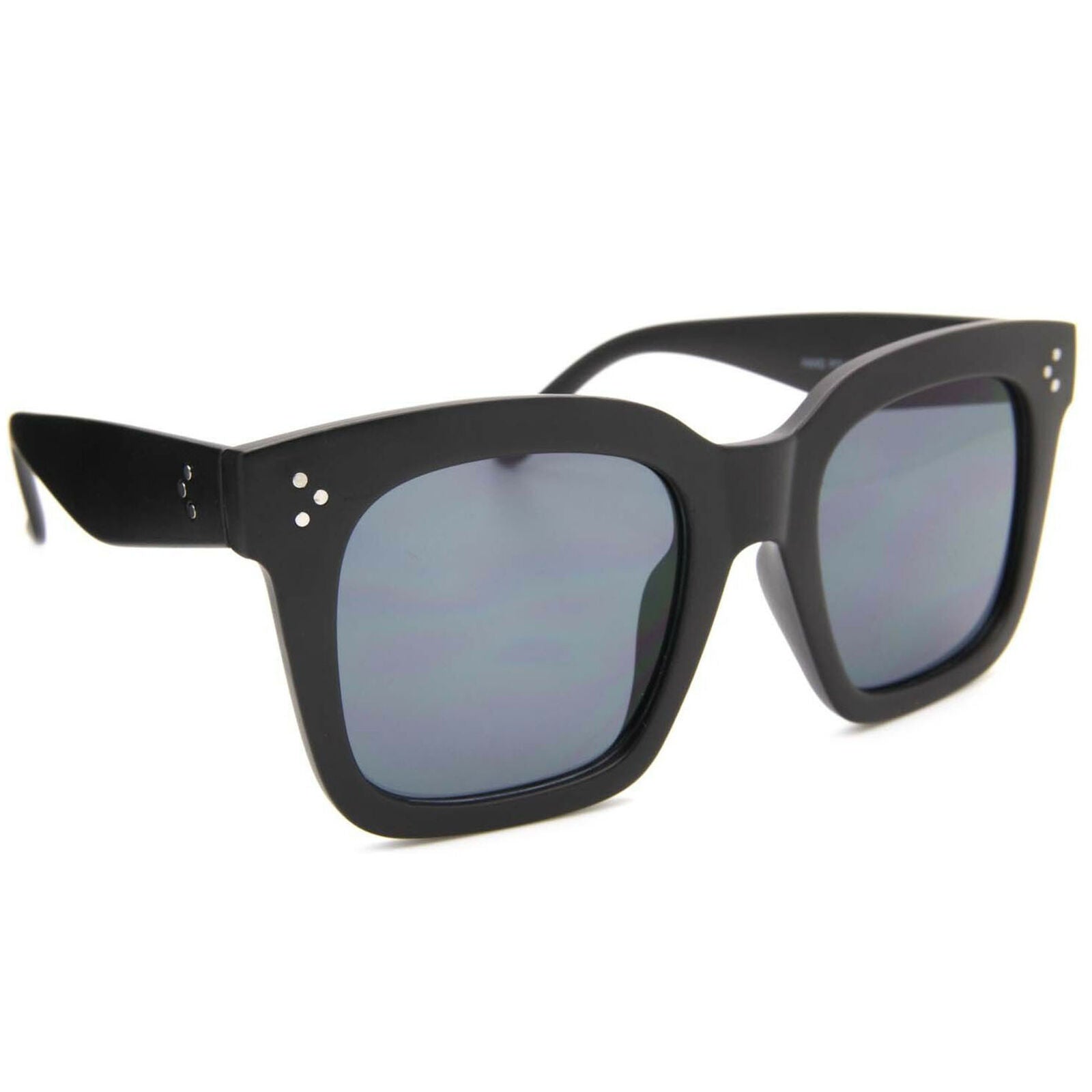Women Fashion Thick Retro Frame Gradient Lens Large Oversized Square Sunglasses