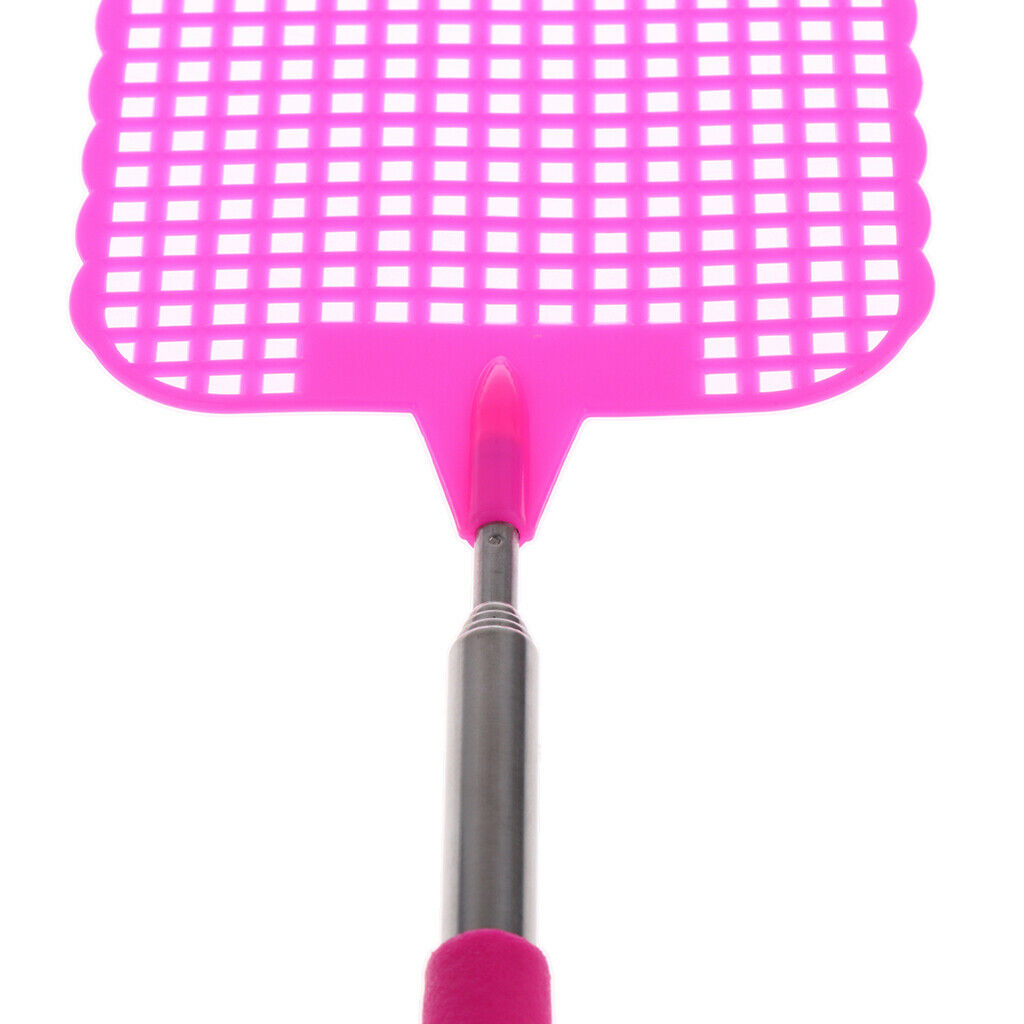 3Pcs/Set Portable Telescopic Extendable Swatter Stainless Steel Fly Killer Anti