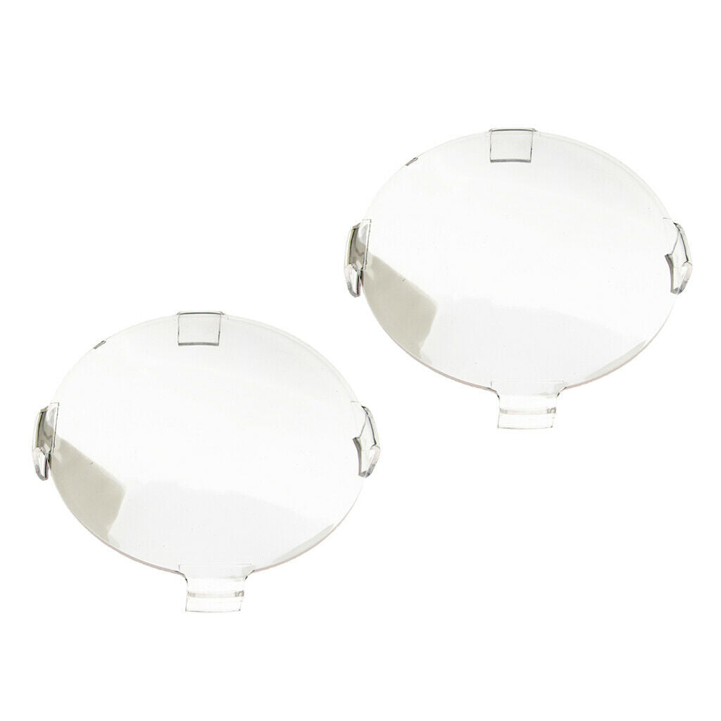 2pcs HID Driving Lights Lens Spot Lens Floodlight Lens Work Cover Truck