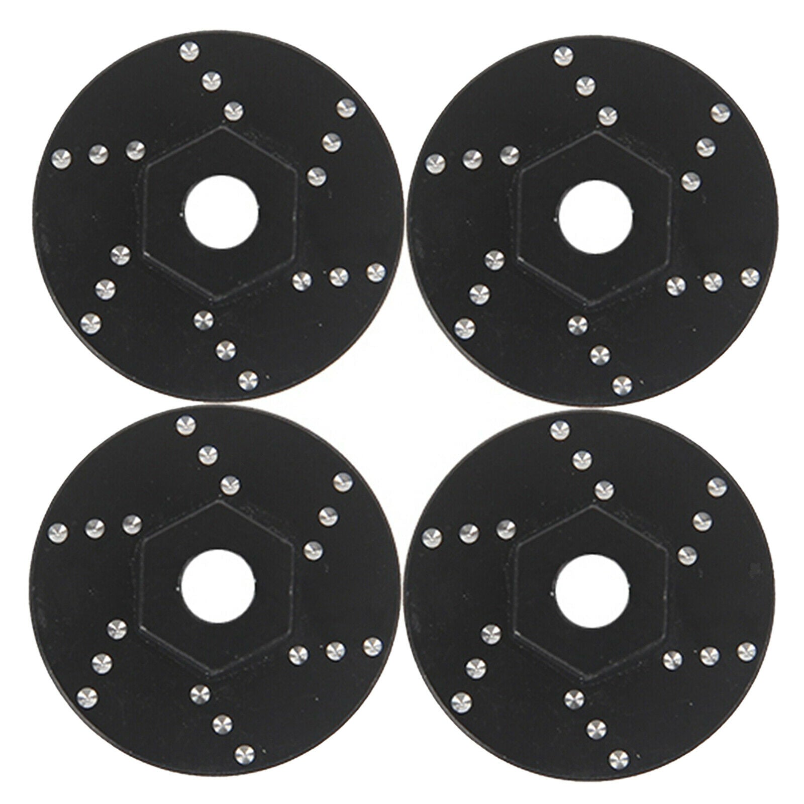 4 Pieces Wheel Brake Disc Pad for WPL B14 B24 C14 C44 1/16 RC Crawlers