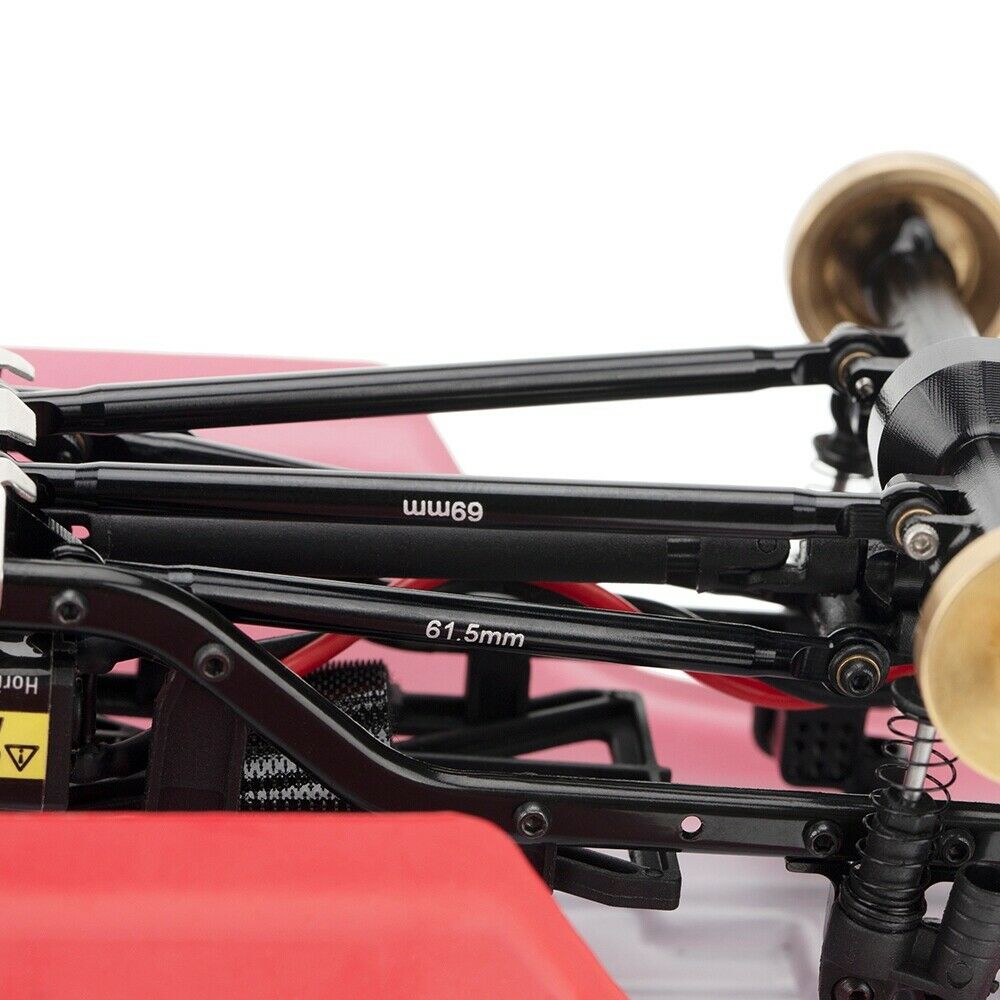 for Axial SCX24 90081 1/24 RC Cler Car Upgrade Parts Metal Link Rod Tie Rod SuT7