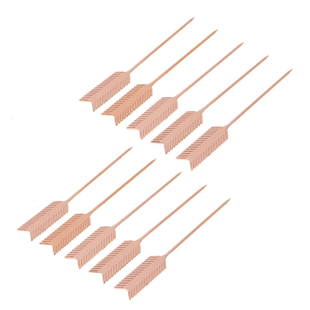 10-Pack Stainless Steel Cocktail Stirrer Sticks