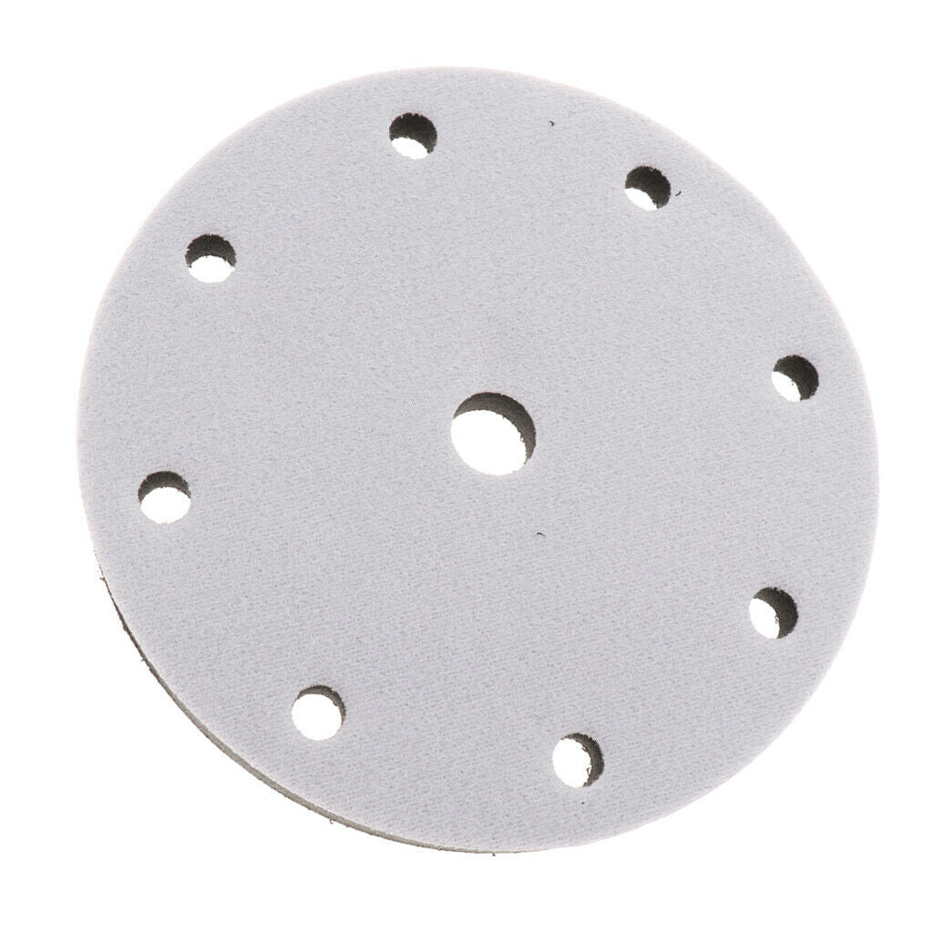 6Inch Soft Sponge Interface Buffer Polish Pad 9 Holes for Dual Action Sander