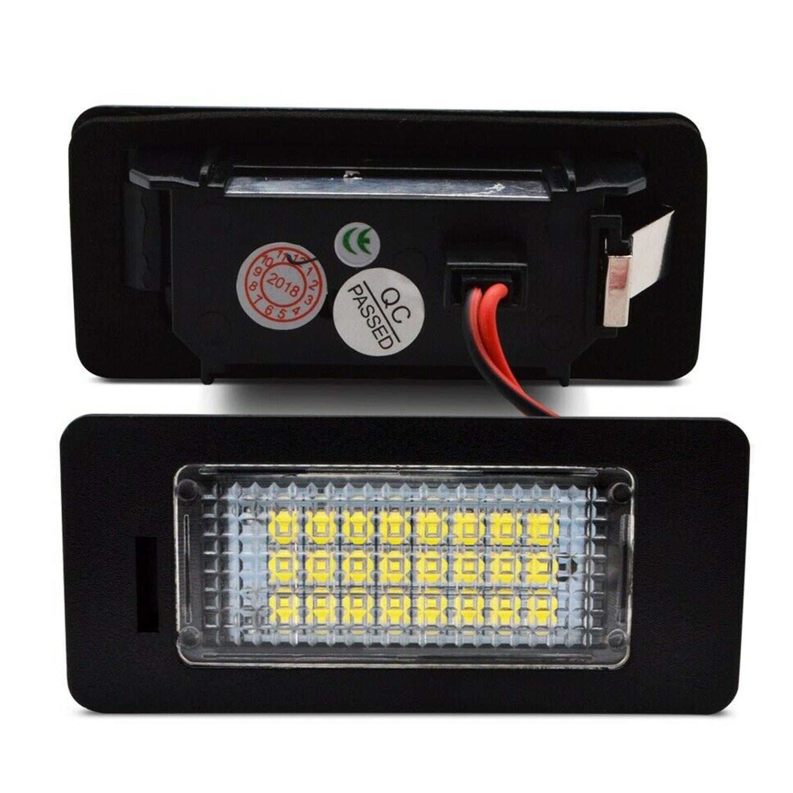 2X Error Free LED License Plate Light Lamps For Audi A4 B8 A5 S5 A7 A6 TT Q5 RS5