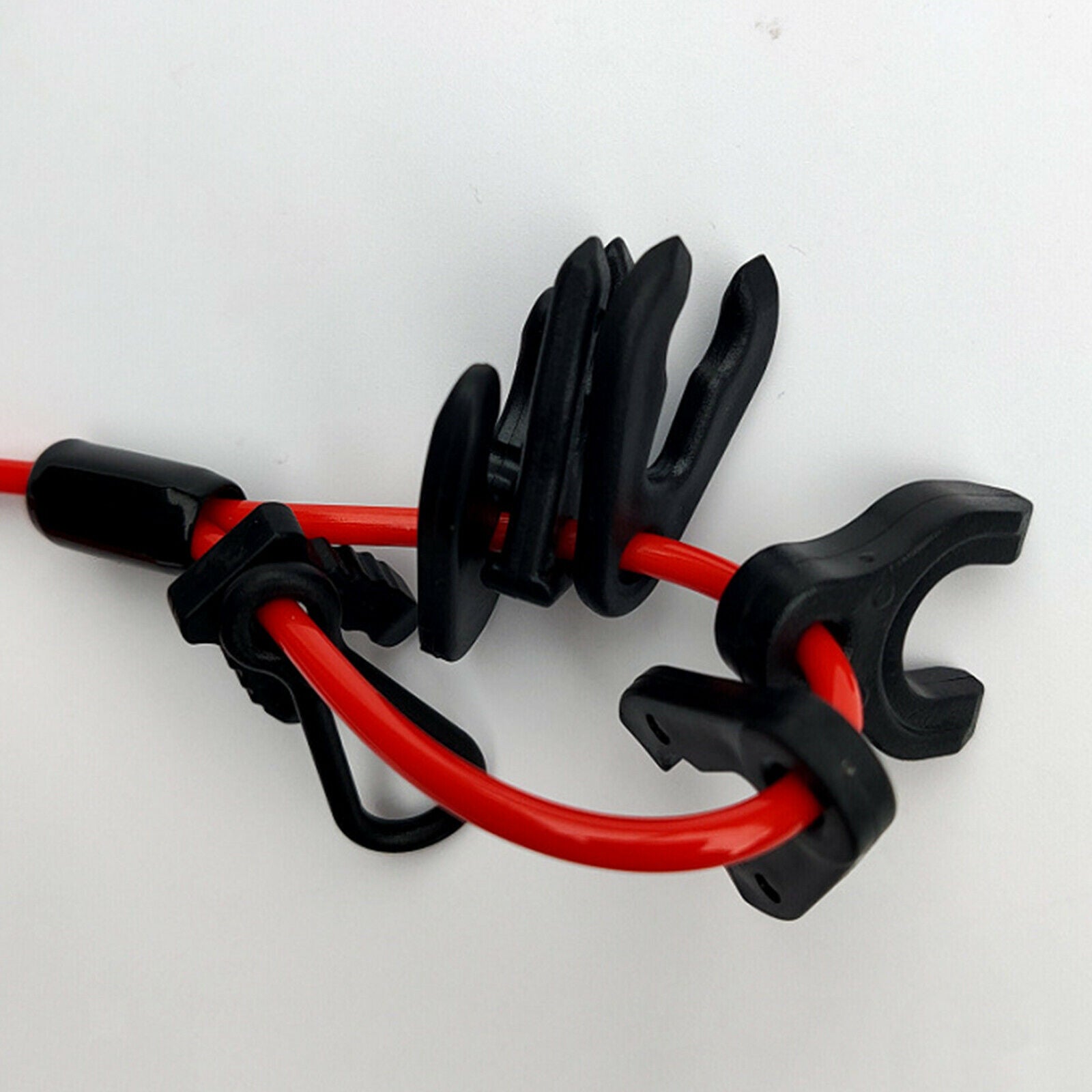 Boat Kill Stop Switch Tether Lanyard 7 Keys Key Lanyard Clip For Yamaha Red